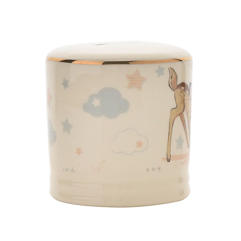 Widdop and Co Widdop & Co. Money Box, Ceramic, Gold, 8 x 8 x 8centimeters - Image 3